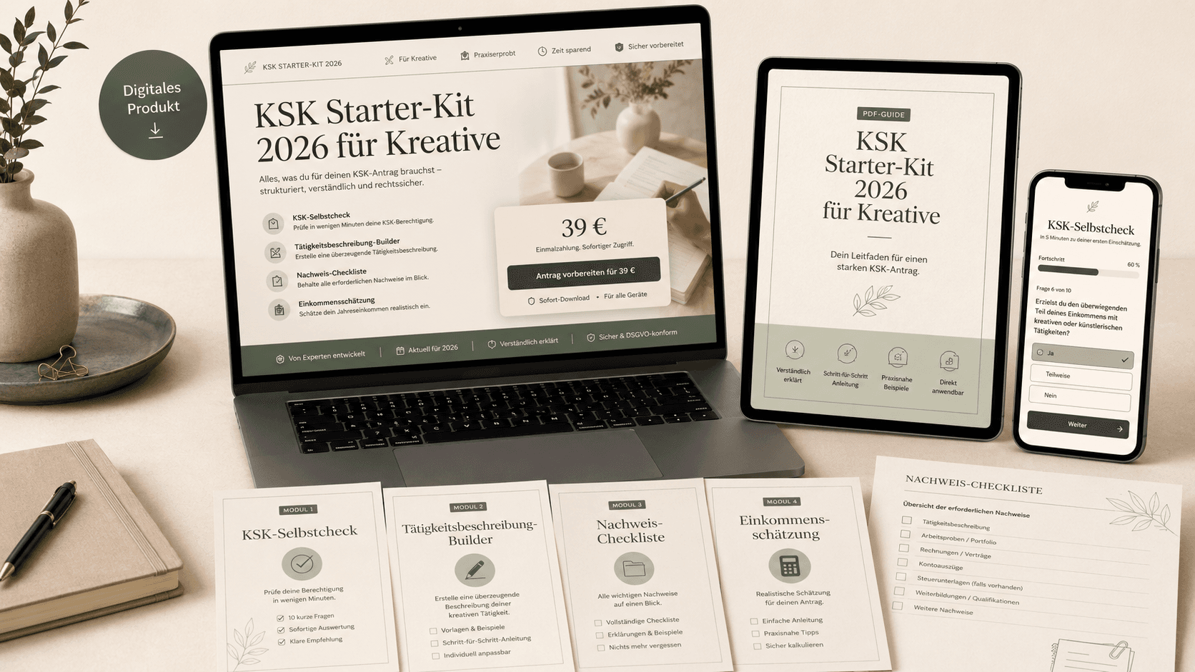 KSK Starter-Kit 2026 für Kreative